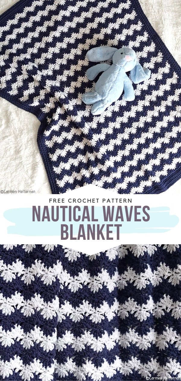 Wavy Crochet Blanket