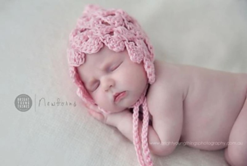 Shell Stitch Pixie Bonnet Crochet Pattern