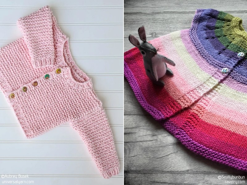 Sweet Knitted Baby Cardigans Free Patterns