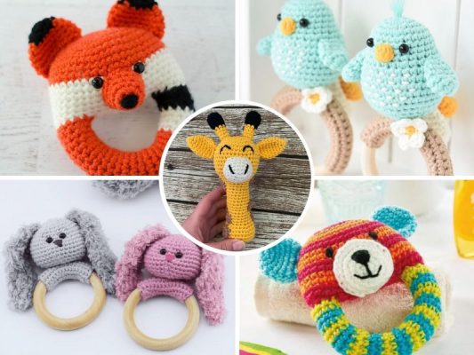 The Most Adorable Crochet Baby Rattles - Free Patterns