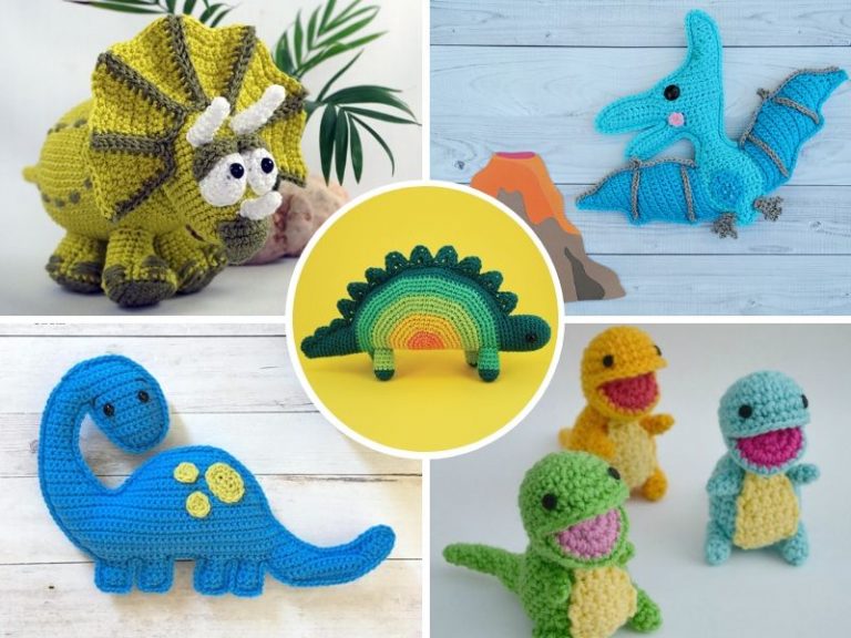 Adorable Dinosaur Amigurumi - Ideas and Free Crochet Patterns