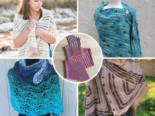 10+ Rectangular Crochet Wraps Free Patterns