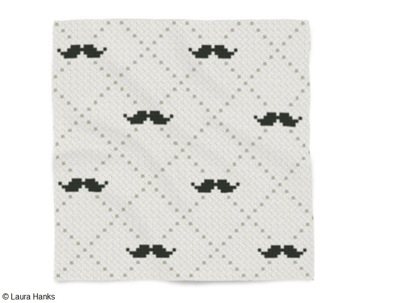 C2C Manly Mustache Crochet Pattern