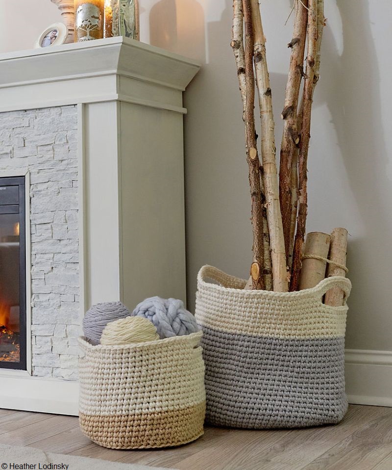 Color-Block Storage Baskets