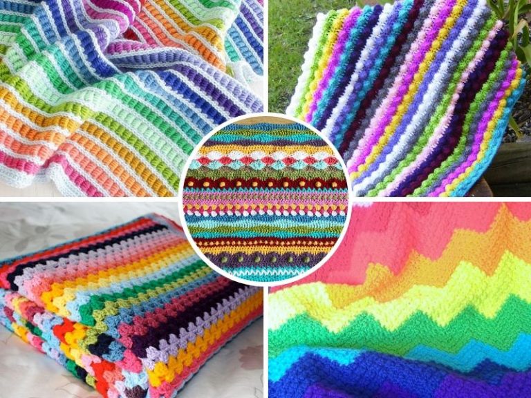 Colorful Stripes Blankets