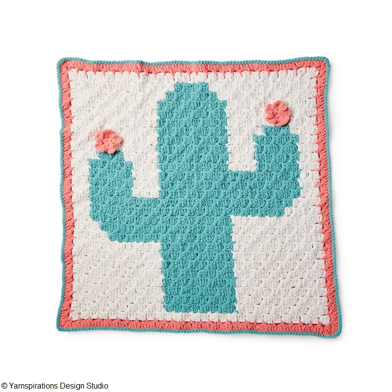 Corner to Corner Cactus Blanket
