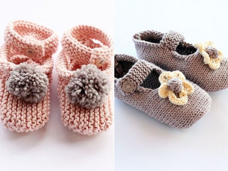 Cute Knitted Booties for Girls Free Patterns