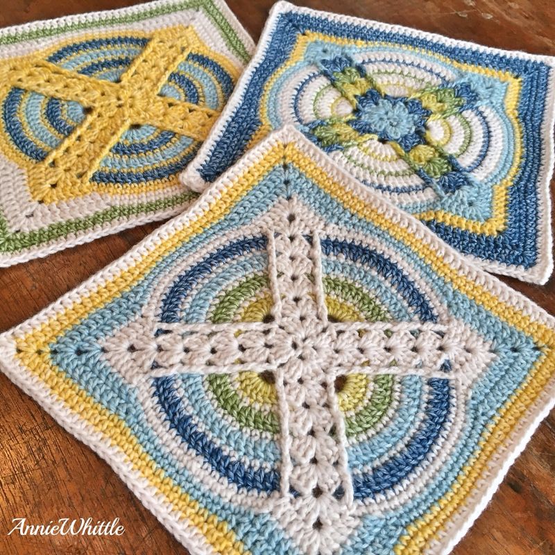 Stunning Afghan Square Denna Free Crochet Pattern