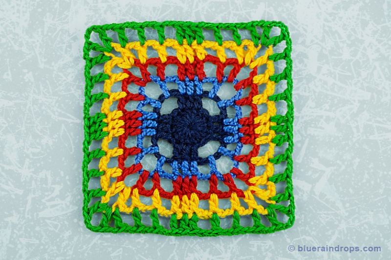 Doric Square Free Crochet Pattern