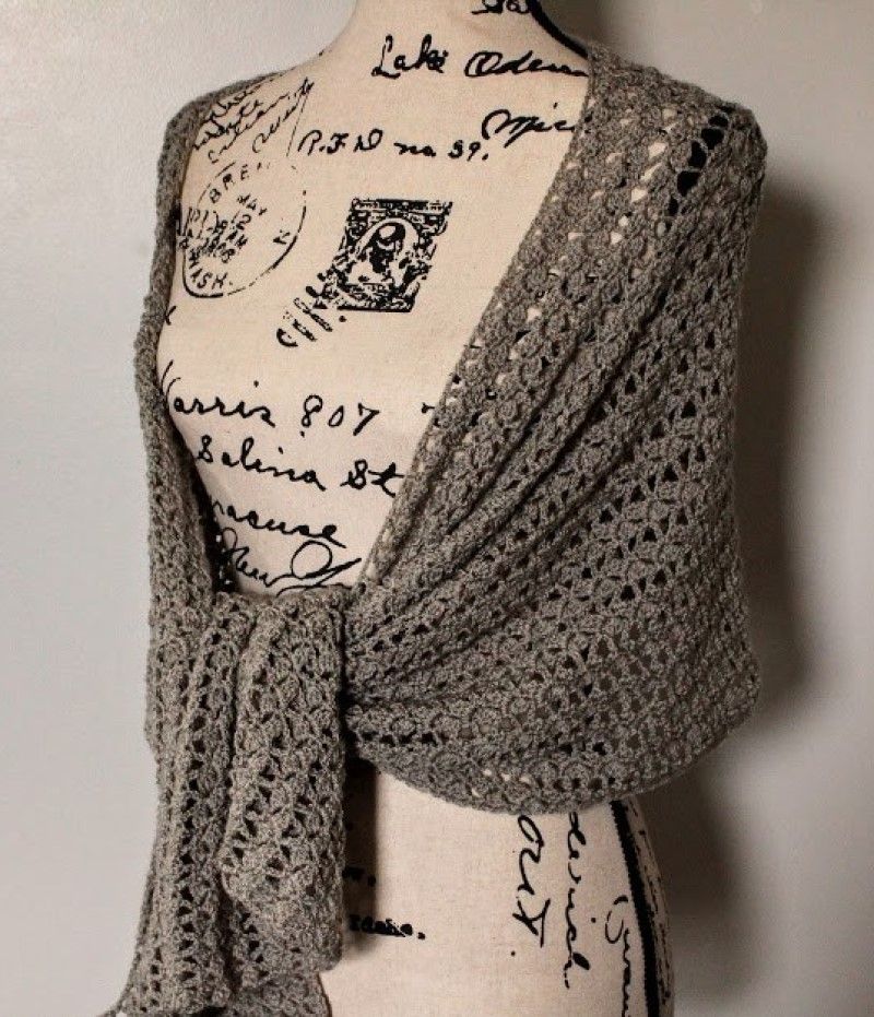 Dovetail Wrap Free Crochet Pattern