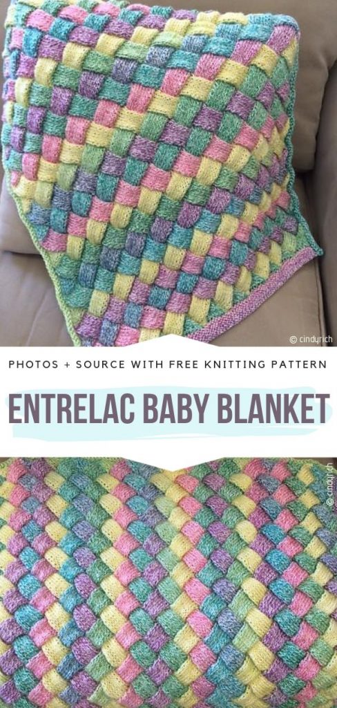 Adorable Knitted Baby Blankets - Free Patterns