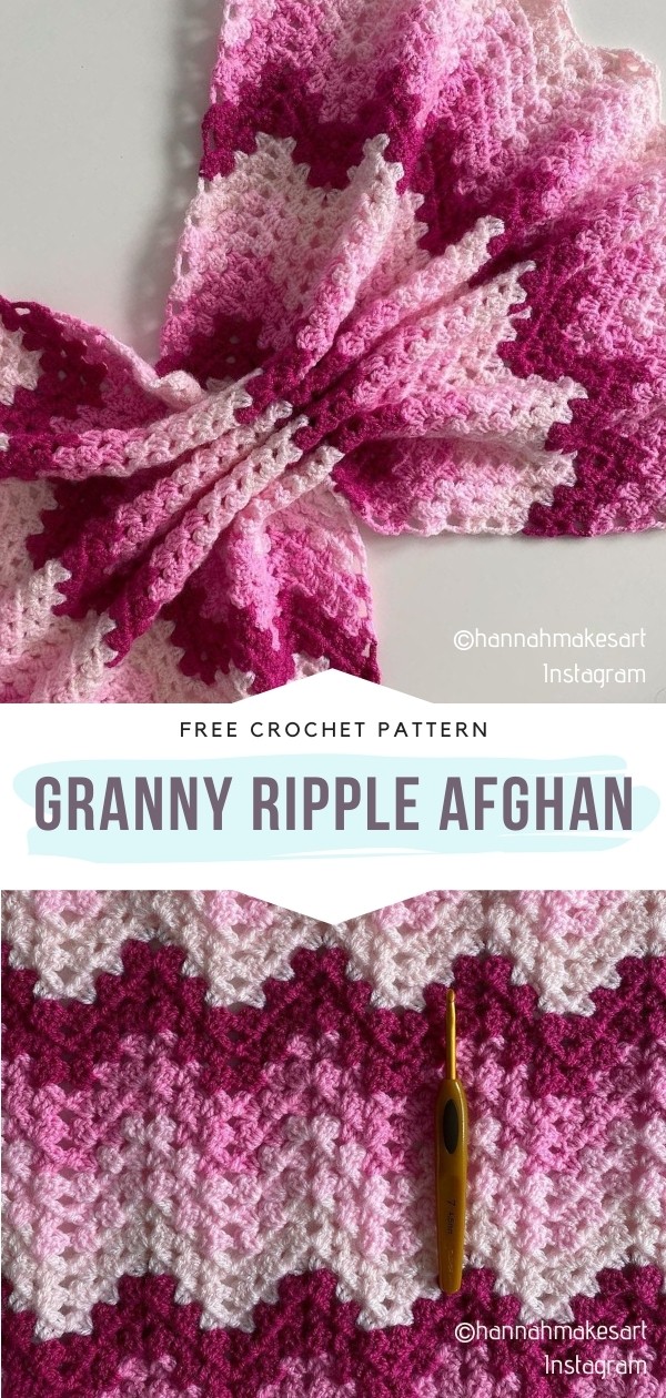 Granny Ripple Afghan