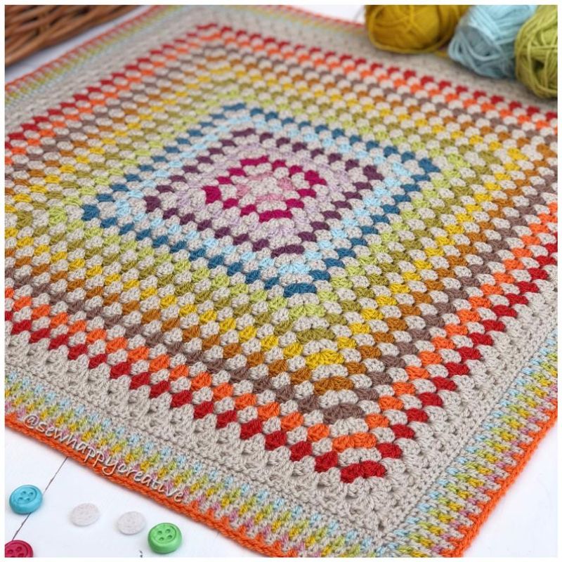Fairground Blanket Crochet Pattern
