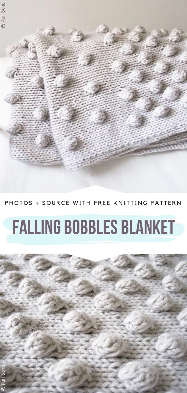 Bobble Stitch Blanket