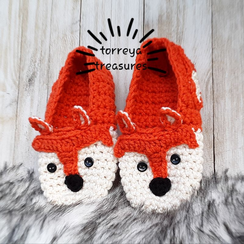 Crochet childrens online slippers