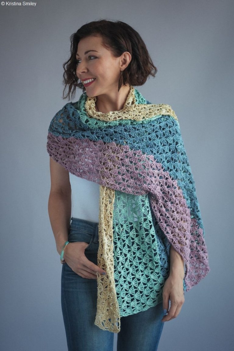 10+ Rectangular Crochet Wraps Free Patterns