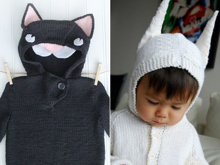 Knitted Animal Hoodies Free Patterns