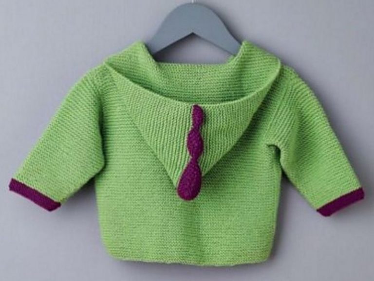Knitted Baby Hoodies Free Patterns