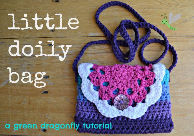 little doily bag free crochet pattern