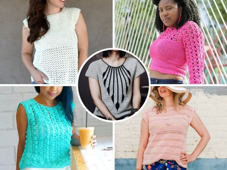 Modern Crochet Tops - Free Patterns