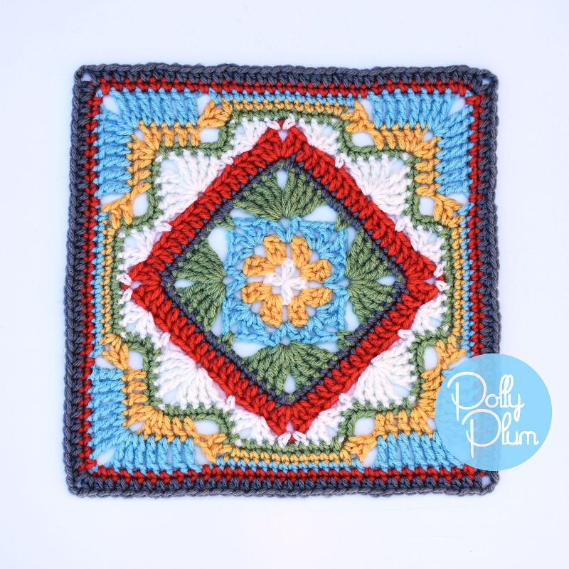 Beautiful Afghan Block Savannah Free Crochet Pattern