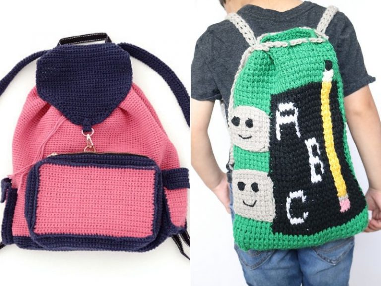 School Backpacks Ideas Free Crochet Patterns