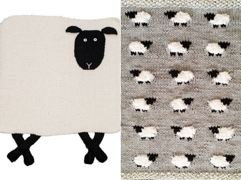 Sheep Baby Blanket Ideas Free Knitting Patterns