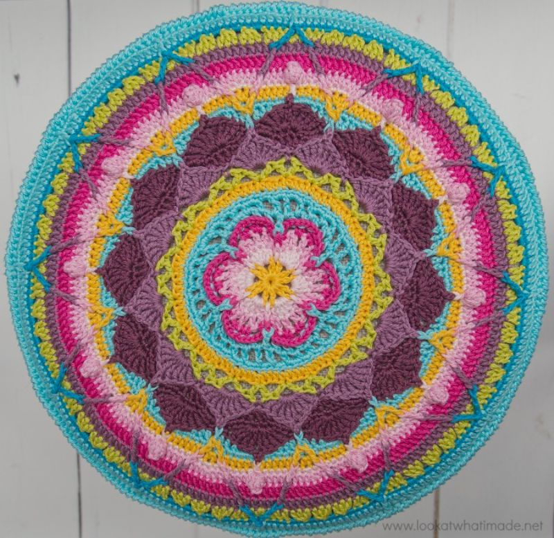 Crochet Stool Cover