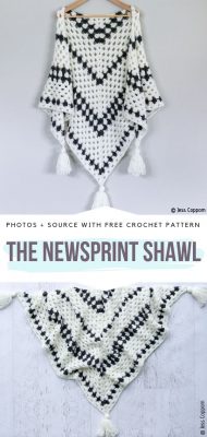 Modern Granny Shawls - Free Crochet Patterns