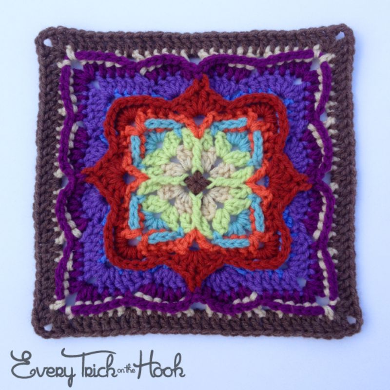 Amazing Afghan Square Victor Free Crochet Pattern