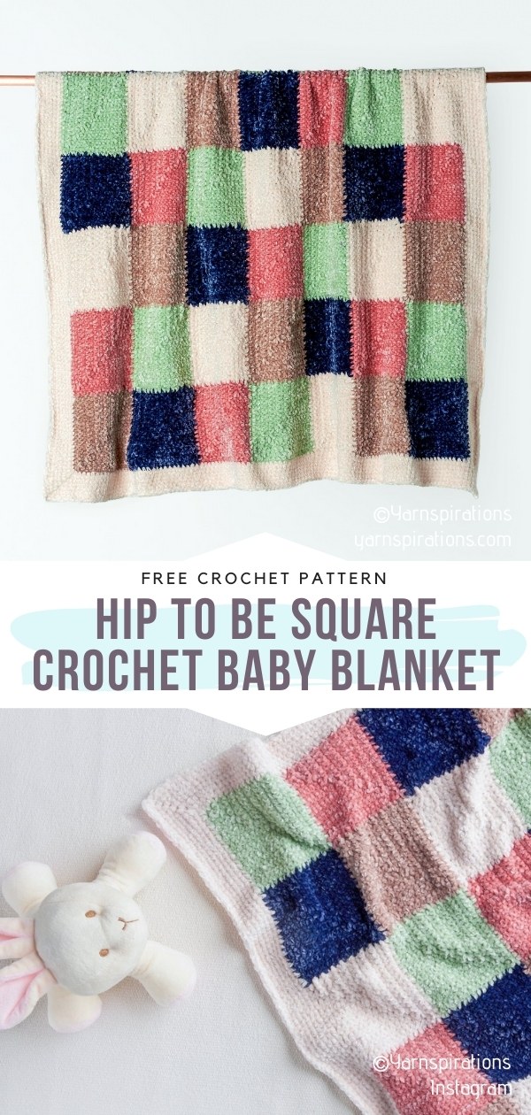 Square Crochet Baby Blanket