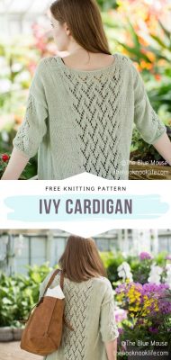 Delicate Knitted Cardigans for Summer - Free Patterns