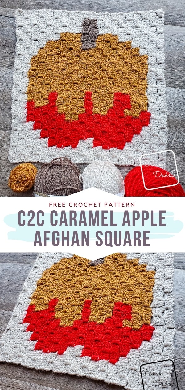 C2C Caramel Afghan Square
