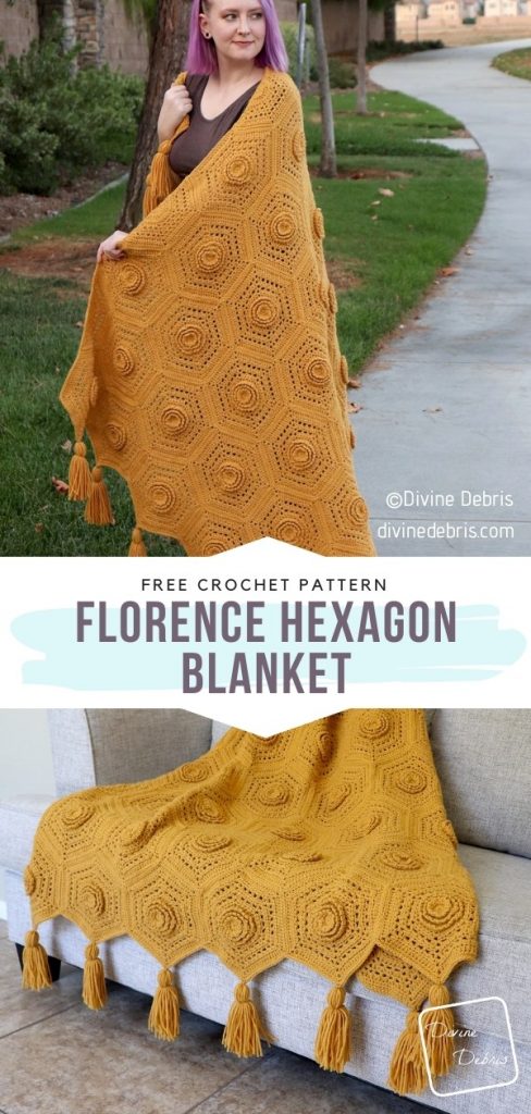 Amazing Hexagon Blanket Free Crochet Patterns