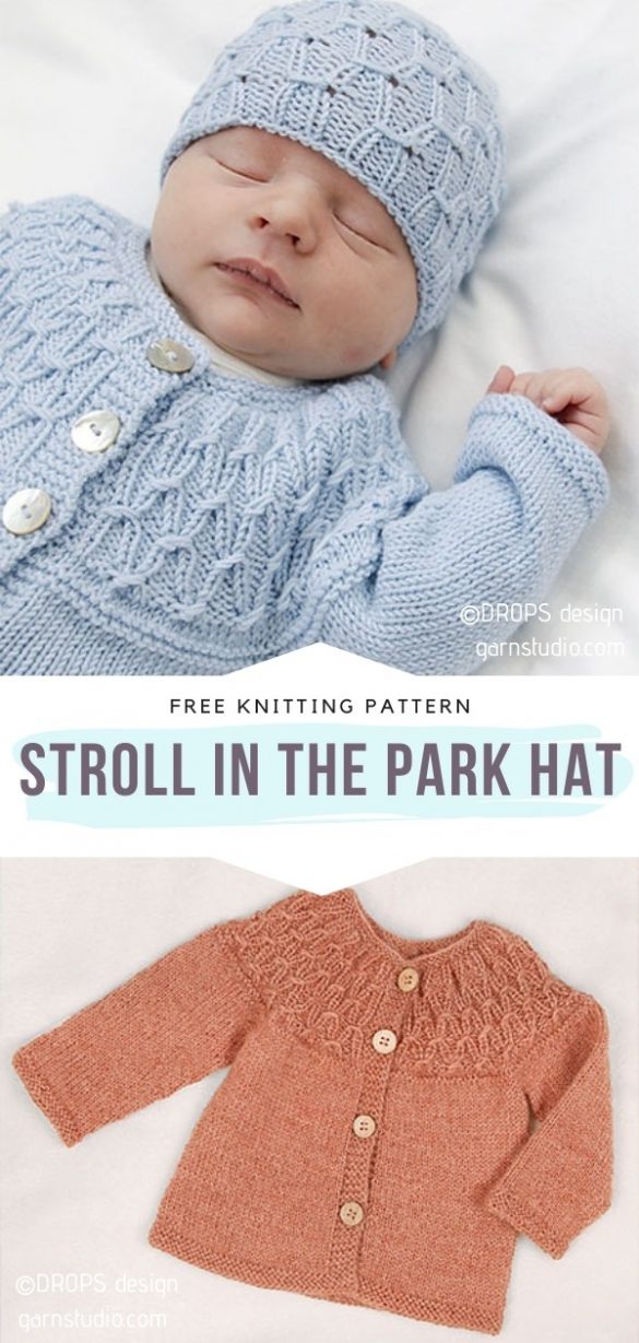 Little Knitted Baby Hats - Free Patterns