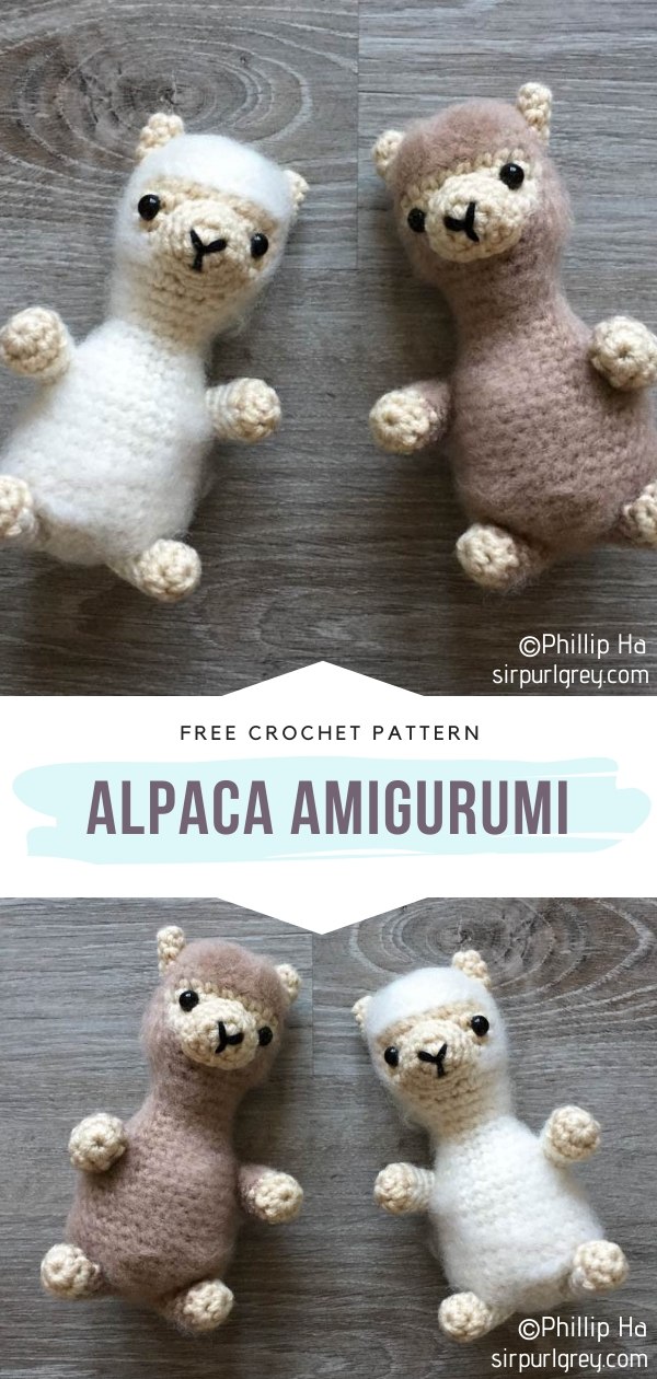 Free Alpaca Crochet Pattern - DIY Fluffies Amigurumi