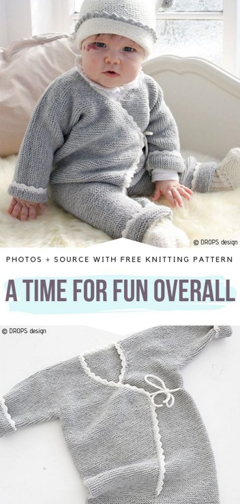 Sweet Knitted Onesies - Free Patterns