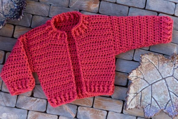 Lovely Crochet Baby Cardigans with Free Patterns