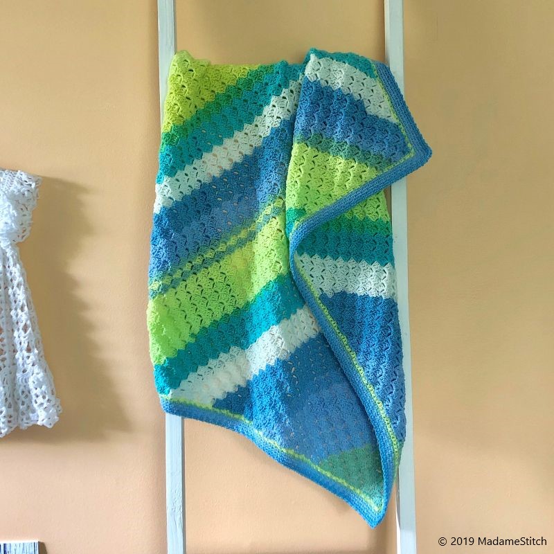 Ravelry: Elegant Ombre Baby Blanket pattern by Amanda Saladin