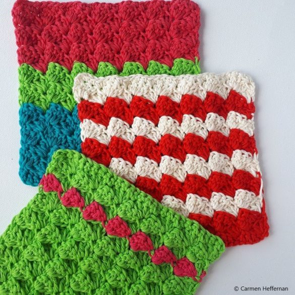 Our Favorite Colorful Crochet Dishcloths - Free Patterns