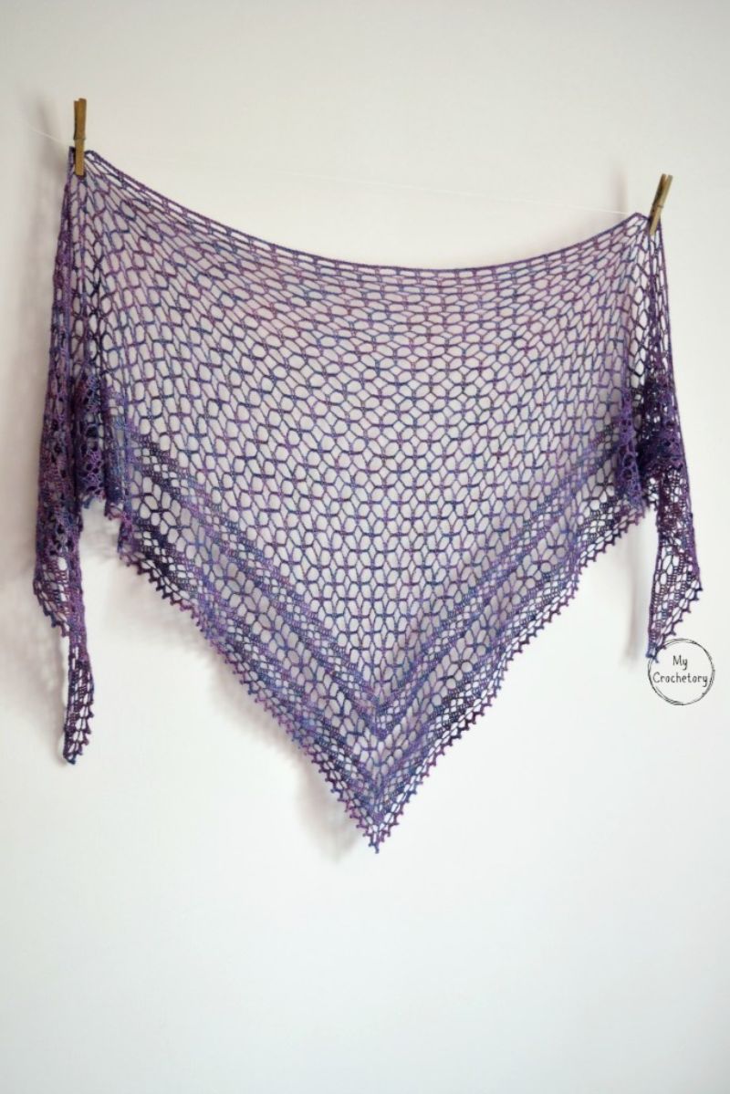 Crochet Nightfall Shawl Free Pattern