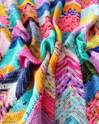 Fabulous Rainbow Crochet Blankets - Free Patterns