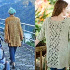 Delicate Knitted Cardigans for Summer with Free Patterns