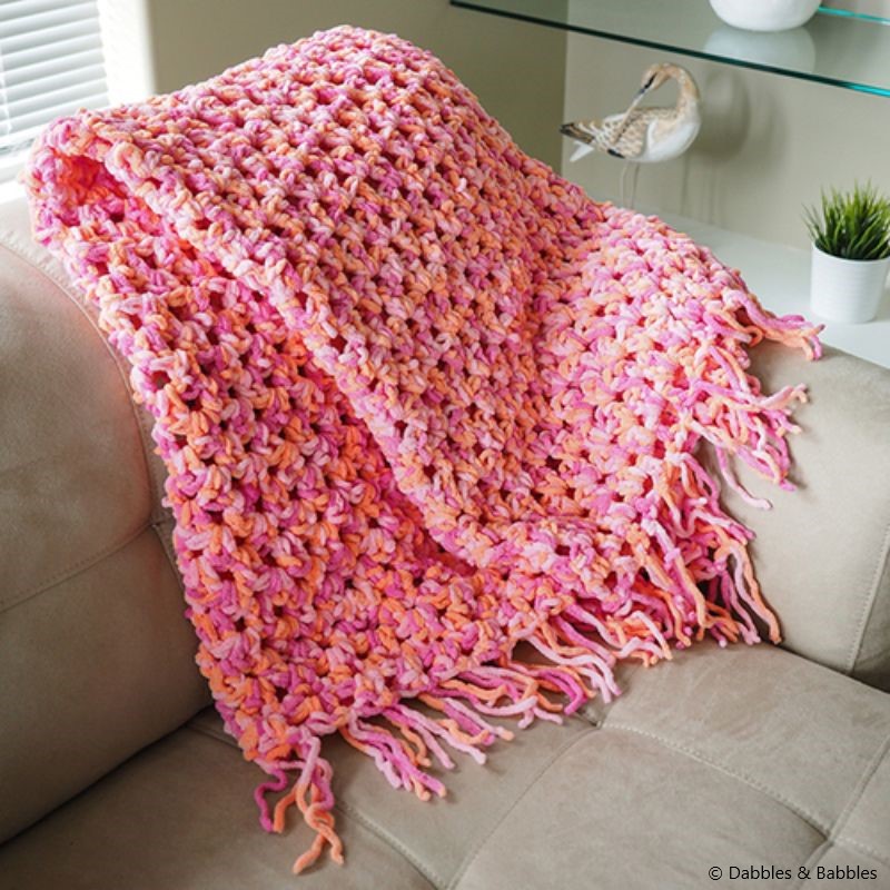 Easy Crochet Can Cozy Pattern - Dabbles & Babbles
