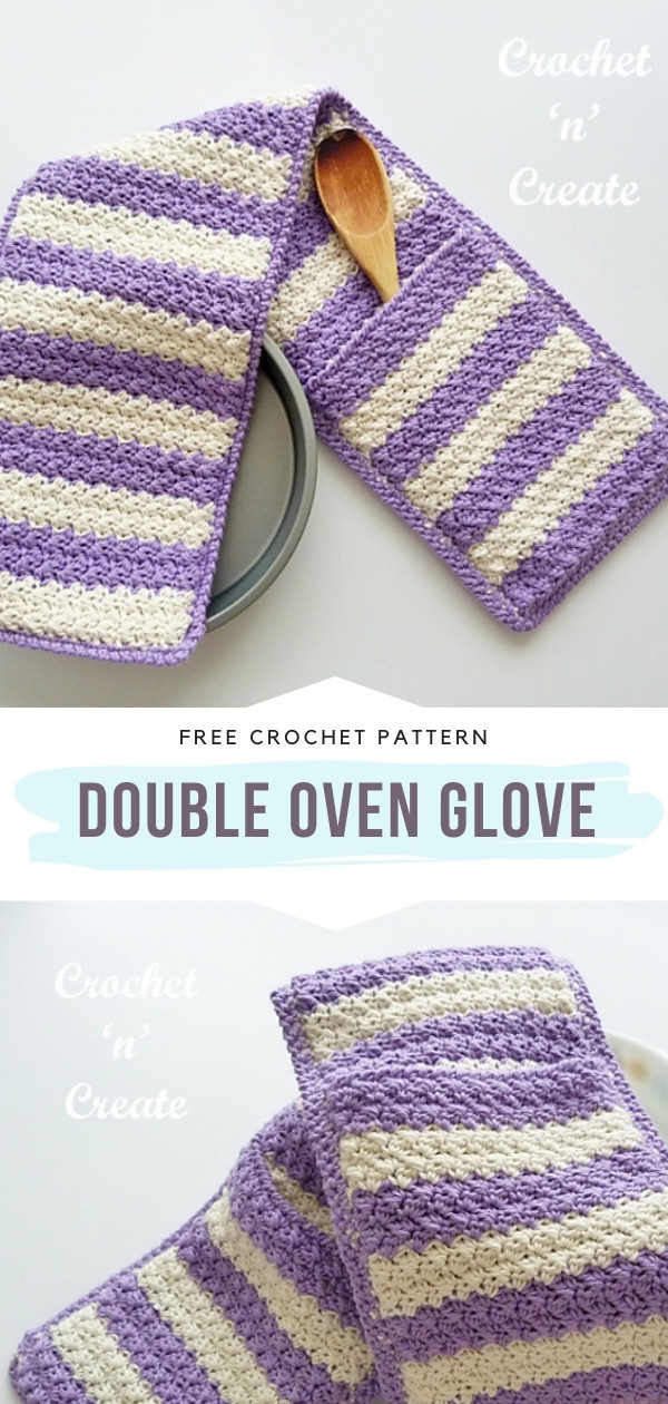 Double Oven Mitt Crochet Pattern