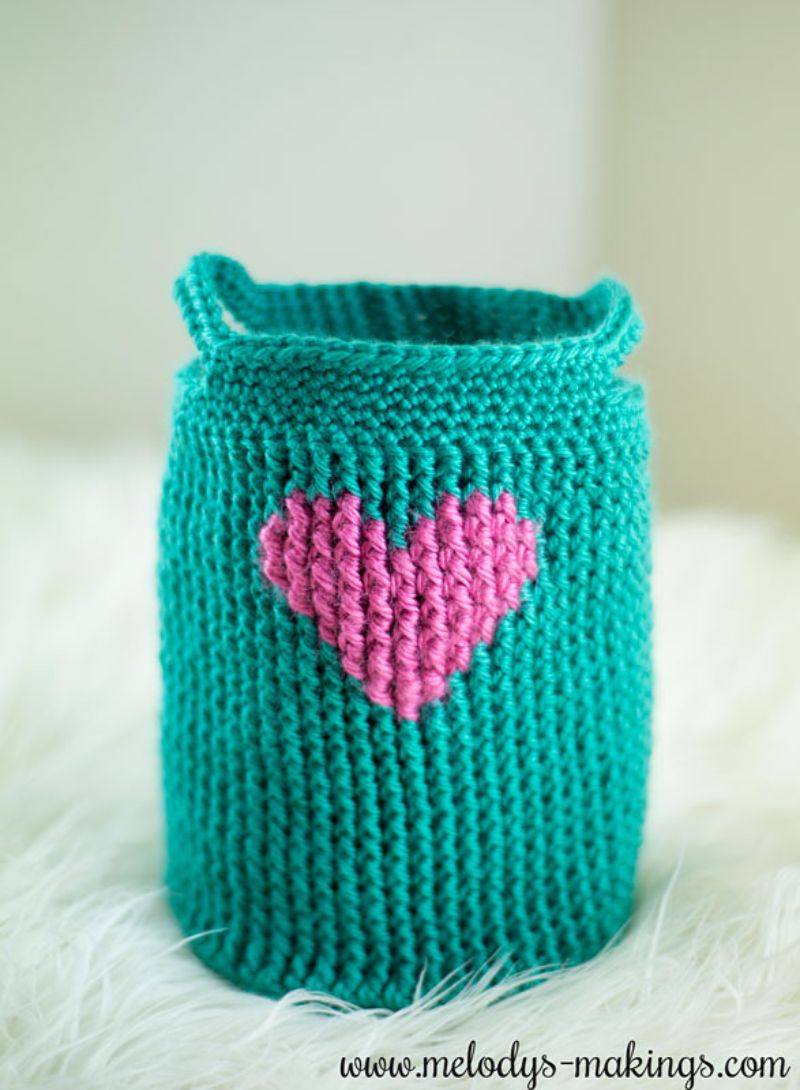 Storage Basket Gratitude Grabber Free Crochet Pattern