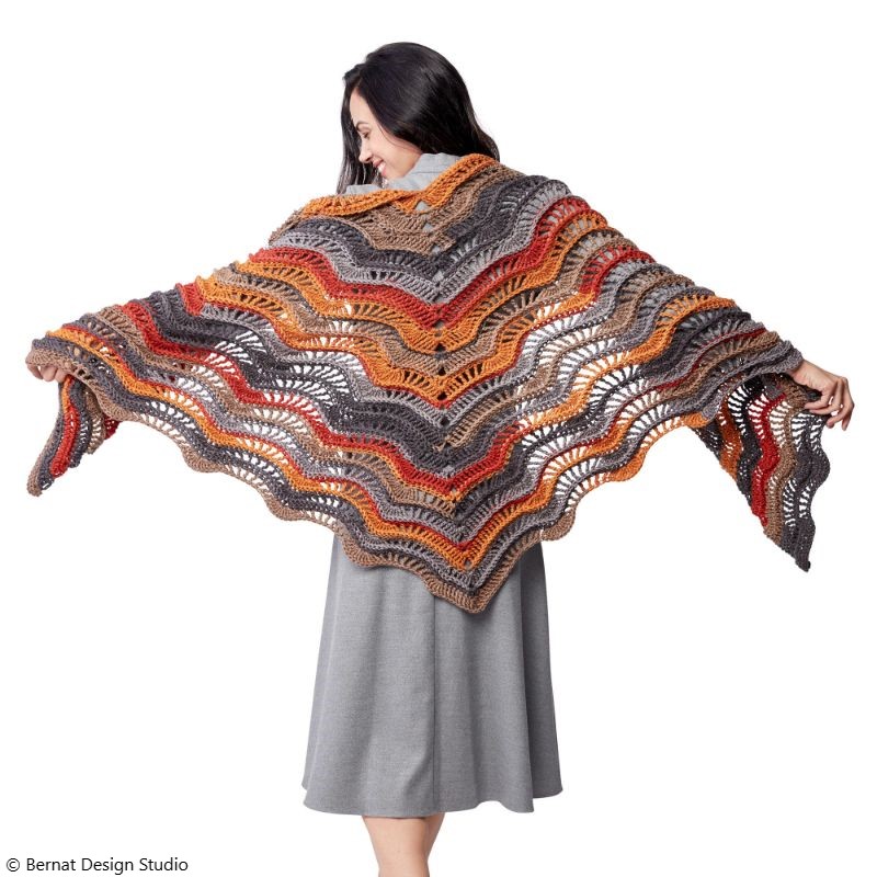 Lacy Crochet Shawl Free Pattern