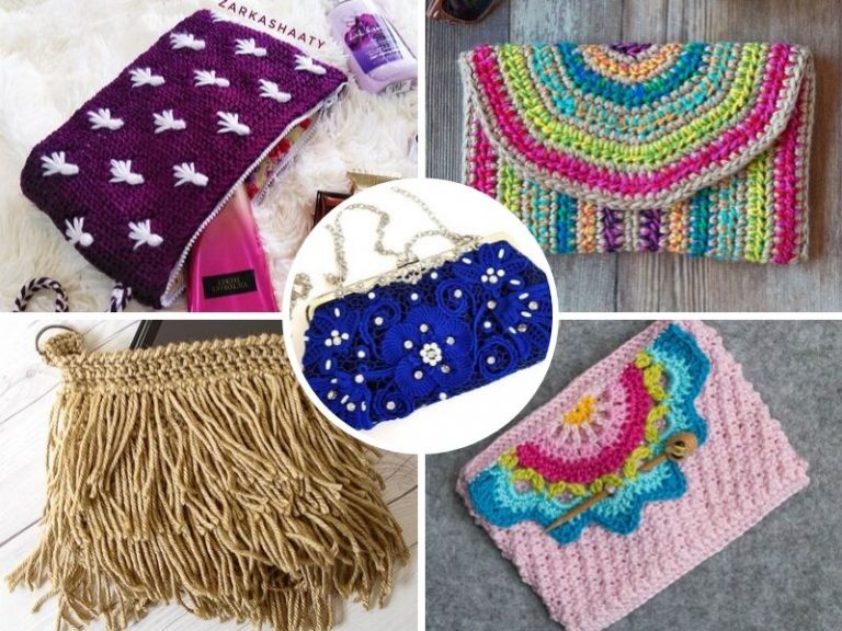 Lovely Crochet Clutches