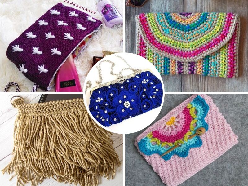 Lovely Crochet Clutches