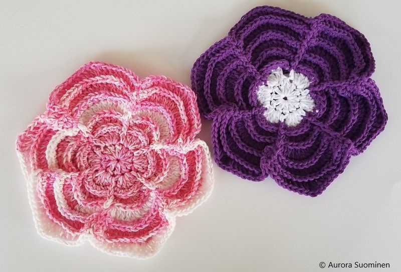 Crochet Petal Dishcloths
